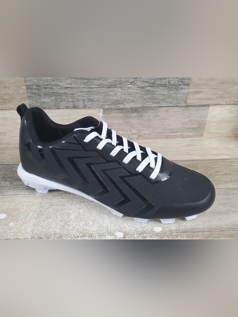 NIB Rawlings Savage Low Style 174929 Black Baseball Cleats - Size 12